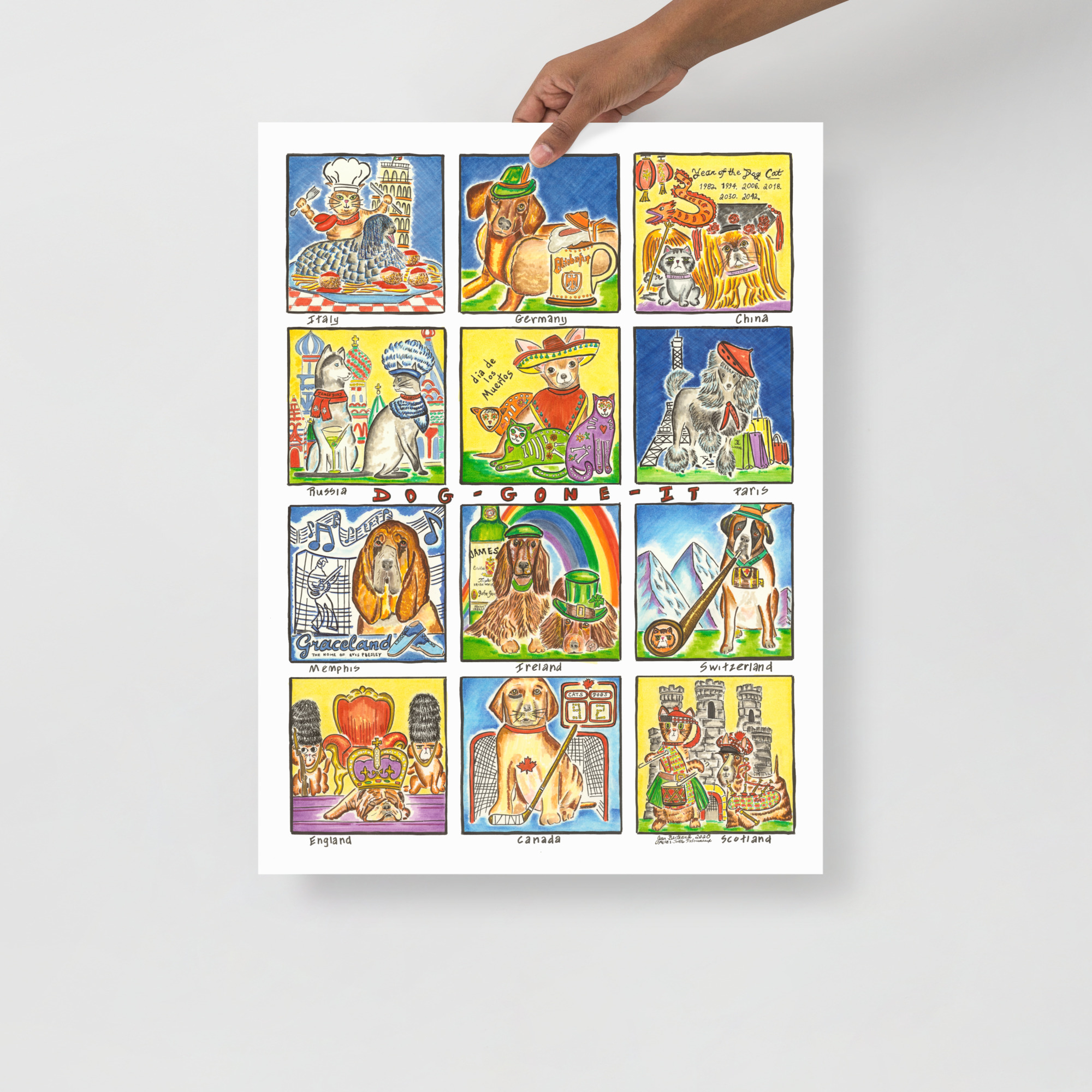 Dog-Gone-It, Print on Luster Photo Paper