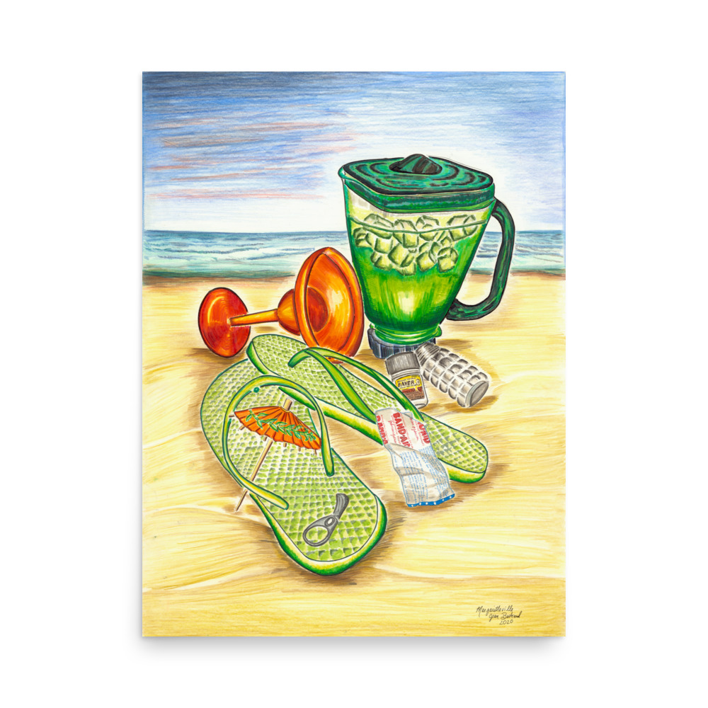 Margaritaville, Print on Luster Photo Paper